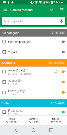 Litoi - Lista de Compras intel Screenshot 4 - AppWisp.com