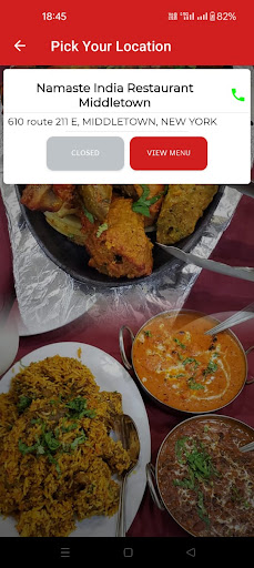 Namaste Indian Restaurant Screen 2