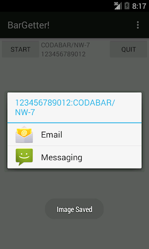BarGetter! (Barcode Reader) Screen 3