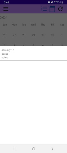 Project Planner Screen 2