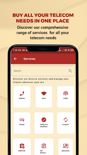 EMB Telecoms Screen 3