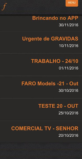 FARO Models app Screen 2