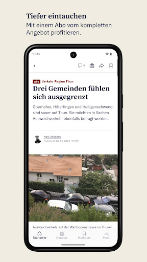 Thuner Tagblatt Nachrichten Screen 3