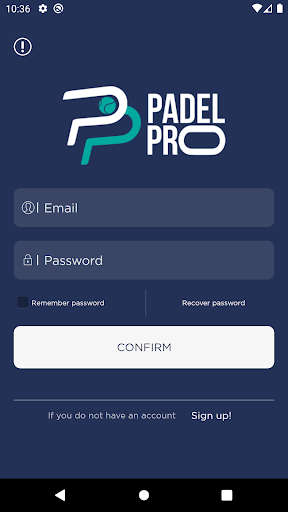 Android application Padel Pro KSA screenshort
