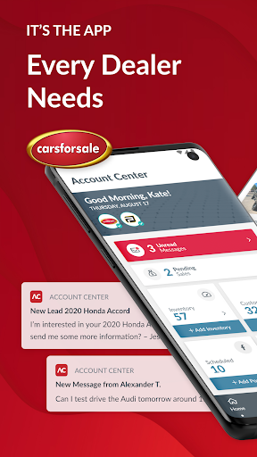 Android application Carsforsale.com Account Center screenshort