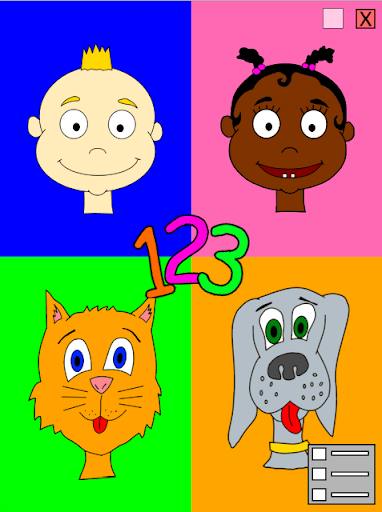 Android application Learn Words: Parts of the Face screenshort