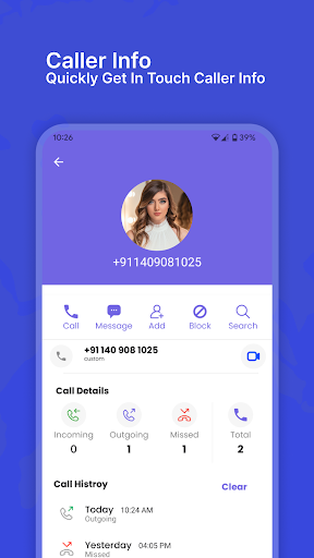 CallSafe: Caller ID & Contacts Screen 2