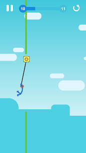 Stickman Stunt Hero Mod Apk : Hook And Swing 4
