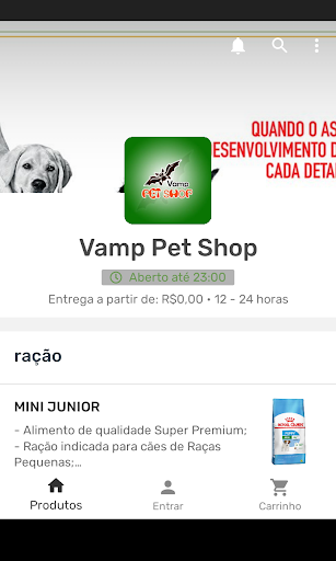 Android application Vamp Pet Shop screenshort