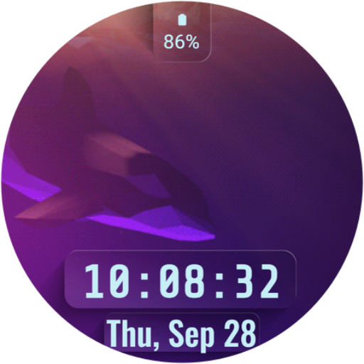 Poly World Animated Watch Face Logo
