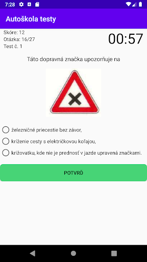 Autoškola testy Screen 3