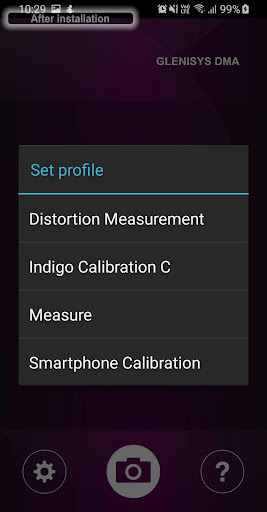 Android application Glenisys DMA screenshort