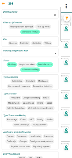 Android application Social Supporter screenshort