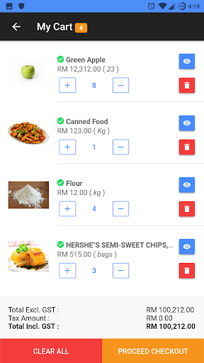 Food Market Hub (Branch) Screen 3