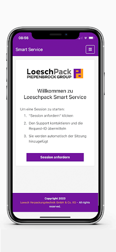 Loeschpack Smart Service Screen 3