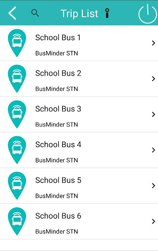 BusMinder Driver Screen 2