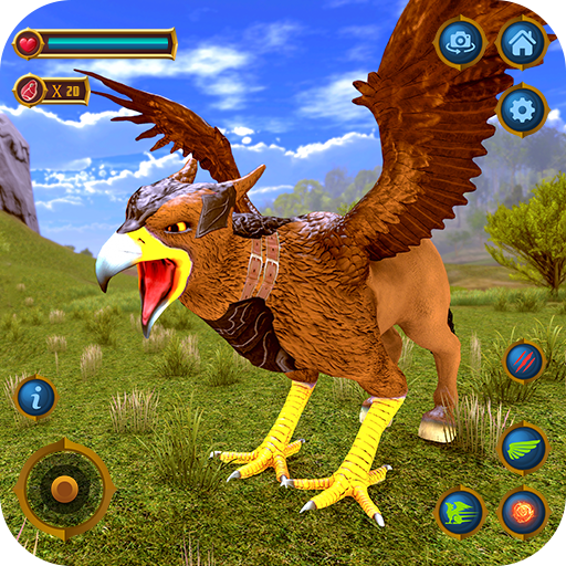 Flying Eagle Griffin Horse Sim