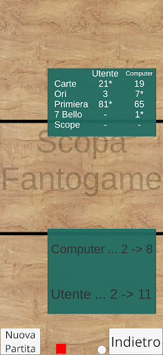 Android application Scopa screenshort