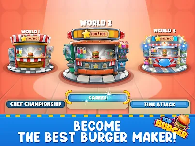 ハンバーガーを作る - キッズゲーム