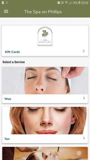 Android application The Spa on Phillips screenshort