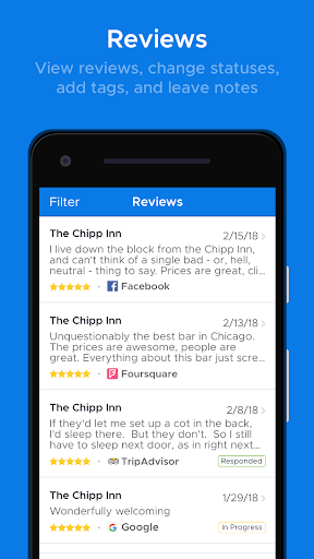 ReviewTrackers Screen 2