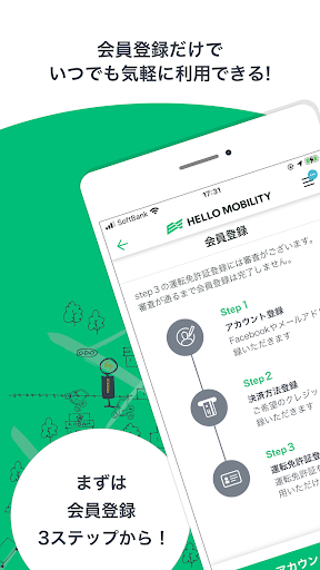 HELLO MOBILITY　 Screen 2