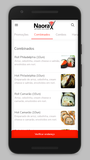 Naora Japones Delivery Screen 2