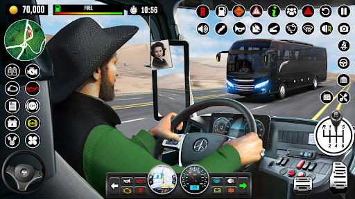 Android application Bus Driving School : Bus Games screenshort