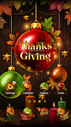 Android application Thanksgiving Ball - Wallpaper screenshort
