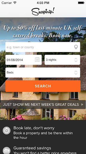 Snaptrip -Last minute cottages