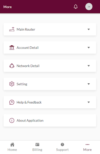 Android application Infonet screenshort