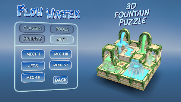Flow Water Fountain 3D Puzzle Mod Apk