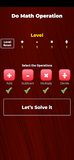 Math Games: Basic Mathematics Screen 2