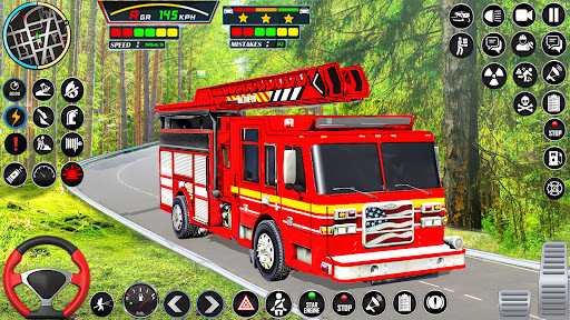 Android application Firefighter: FireTruck Games screenshort