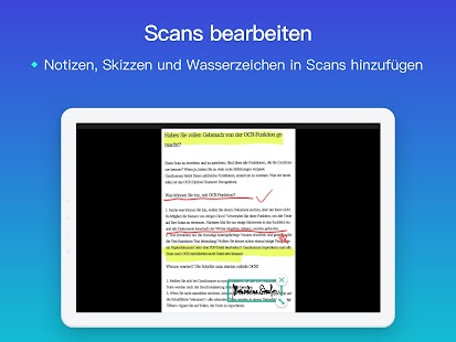CamScanner-Kostenloser PDF- und Dokumentenscanner Screenshot