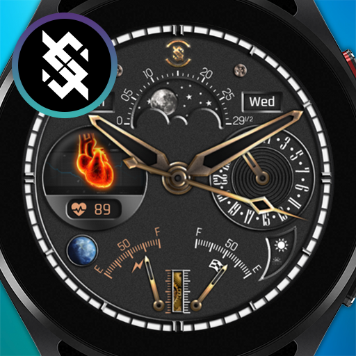 BFF3-Black Analog Pattern HUD logo