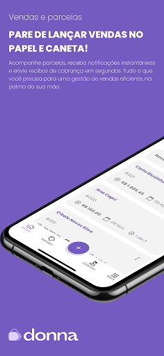 Android application Donna: Gestão de Negócio screenshort