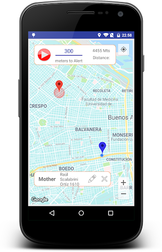 Android application Travel Alert - Don't Miss Out screenshort
