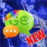 GO SMS Pro Blue Smoke Theme icon