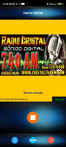 Cristal 740 AM Screen 2