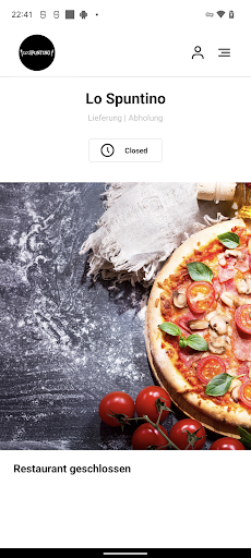 Android application Lo Spuntino screenshort