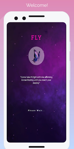 Android application FLY Affirmations App screenshort