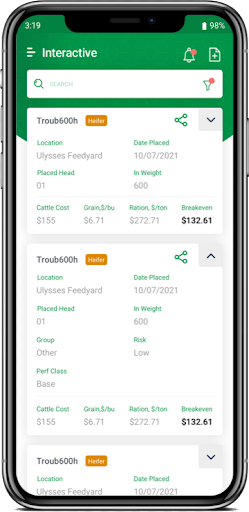 CattleView Mobile Screen 3