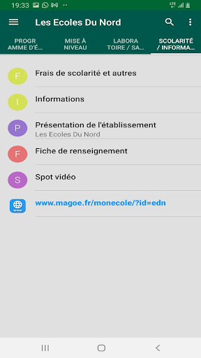 Les Ecoles du Nord Screen 3