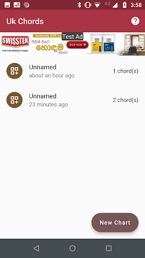 Android application Ukulele Chords Diagrams screenshort