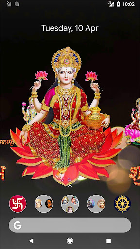 Android application 4D Lakshmi Live Wallpaper screenshort