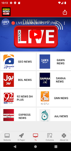 Pakistan News Club Screen 3