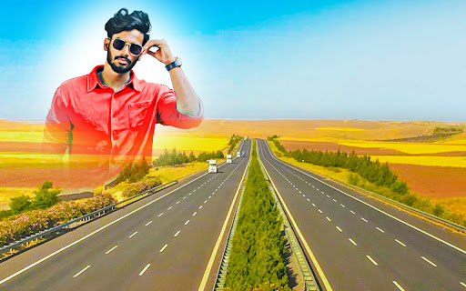 Highway road photo editor Screen 2
