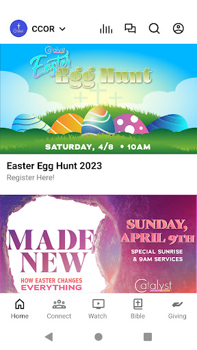 Android application Catalyst Church on Raceway screenshort