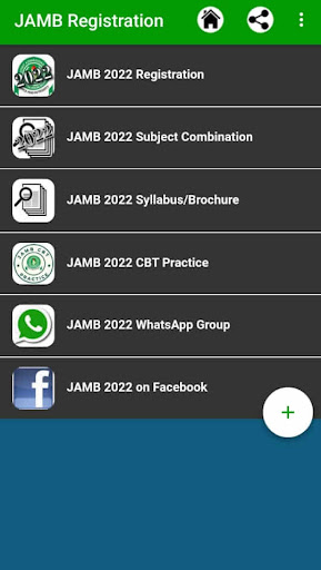 JAMB 2023 Registration & Test Screen 2